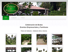 Tablet Screenshot of palaciodevaldesoto.com